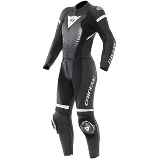 Dainese Fulminea Lady Lederkombi 40D-kurz / 47S schwarz/weiss Kombi Zweiteiler