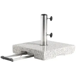 Doppler Schirmständer Granit 50 kg Hellgrau