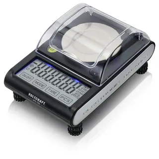 VOLTCRAFT PS-50 Präzisionswaage Wägebereich (max.) 50 g Ablesbarkeit 0.001 g batteriebetrieben, über USB Schwarz