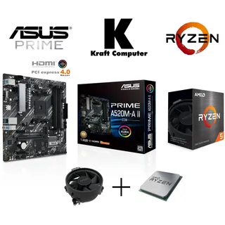PC Bundle AufrüstKit Ryzen 5 5500 (6x4,2GHz) +ASUS A520M-A II +CPU Kühler