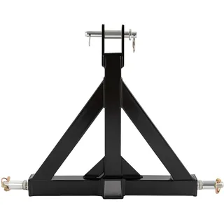 HOARLICN 3 Punkt Anhängerkupplung, Dreipunkt-Adapter Kategorie Zugkupplungsadapter Mit Kugelkopfbolzen Und Anhänger-Zugmaul Geeignet Für Die Meisten Traktoren Und Anhänger