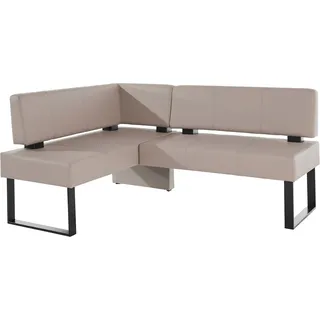 Home Affaire Eckbank »Oliver mit Metallgestell, Küchenbank« verschiedene Bezüge Cord Esszimmerbank OTTOs Choice, beige