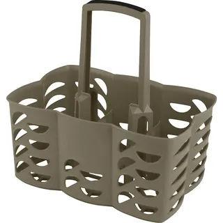 Gies Flaschenträger für 6 Flaschen 30,5 x 21 x 31 cm taupe