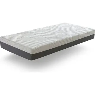 xaluca Matratze 90x200 AIR LATEX Hohe 20 CM H2 Abdeckung aus Fasern, Kern mit Latex