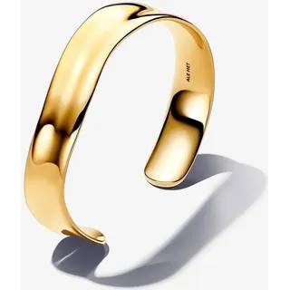 Pandora Organisch Geformter Breiter Offener Armreif Goldfarben 563302C00 Größe 16 cm