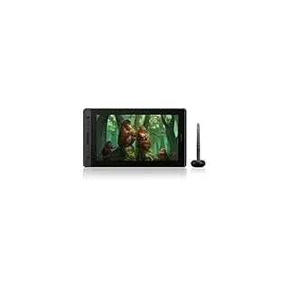 HUION Kamvas Pro 16 Grafiktablett mit Display 15,6 Zoll (39,6 cm), kompatibel mit Chromebook, mit 6 anpassbaren Shortcut-Tasten, ideal für Telearbeit und Online-Training