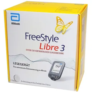 FreeStyle Libre 3 Diabetes Lesegerät mg/dL Blutzucker Messgerät Reader Becopa® Gutschein new