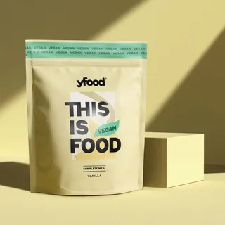 yfood Vegan Vanilla, Pulver Trinkmahlzeit, 12 Mahlzeiten à 400 kcal