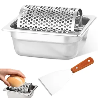 Butterroller, Butterrad Burger, Butterstreuer aus Edelstahl, Langlebiger Butterverteiler, Butterroller-Werkzeug, Butterschleuder, Butterspender für Brot Toast Brötchen, fasst 1000 ml Butter