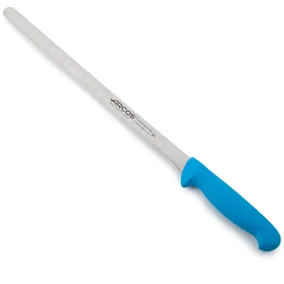 Arcos Lachs- und Fischmesser aus Edelstahl mit 300 mm Klinge - Ergonomischer Griff aus Polypropylen, Serie 2900 - Farbe Blau