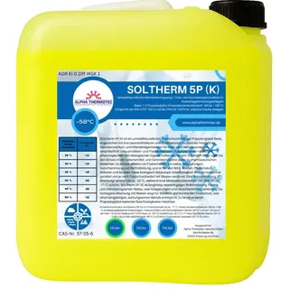 Solarflüssigkeit 10 l gelb Konzentrat bis -58° C Frostschutz, Solarfluid, Solarliquid, Wärmeträgermedium