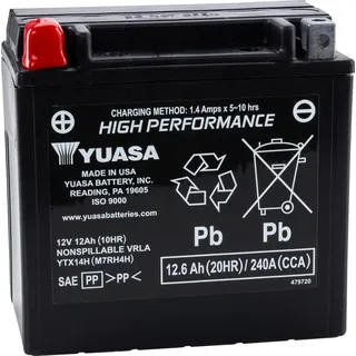 YUASA Batterie "YTX14H-BS" Yuasa, MTF, wa