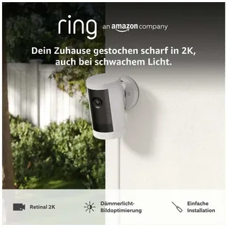Ring Outdoor Camera Plus Akku Weiß