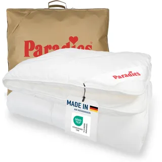 PARADIES Winterdecke 135x200 cm - Prima Duett Bettdecke 135x200 Winter | Winterbettdecke 135x200, Dicke Füllung, Warm, Pflegeleicht, Waschbar, Made in Germany