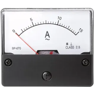 BLANKO Zisaline Einbaumessinstrument 0-15A AC