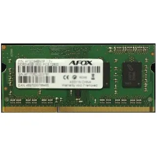 AFOX Memoria RAM, Afox (AFSD416FS1P) 16GB, 1x16GB DDR4, 2666MHz SODIMM Single Channel