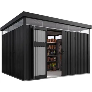 Juskys Gerätehaus Luzern 12 m2 Anthrazit