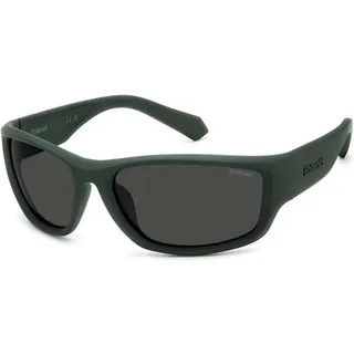 POLAROID PLD 2166/S DLD Polarisierte Herren-Sonnenbrille, Größe 62 mm grau|grün No Size