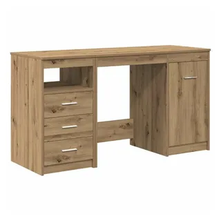 vidaXL Schreibtisch mit Schrank Artisan Oak Engineered Wood