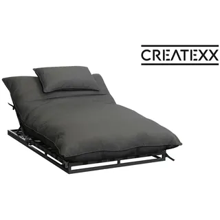 CLEMENTO Bona Loungeliege Aluminium/Createxx - Anthrazite