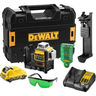 DeWalt Multilinienlaser 3x360° grün,10,8V/2AH DCE089D1G-QW