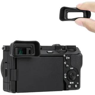 KIWIFOTOS Verlängerte Augenmuschel aus Gummi für Son. Alpha A6700 Kamera | Ers. FDA-EP20 Okular, Erweitertes Silikon-Design, schirmt Streulicht