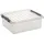 Q-Line Aufbewahrungsbox 50 x 40 x 18 cm 3-tlg. transparent/silber