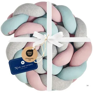 nordic coast company Bettschlange geflochten Jersey Trio