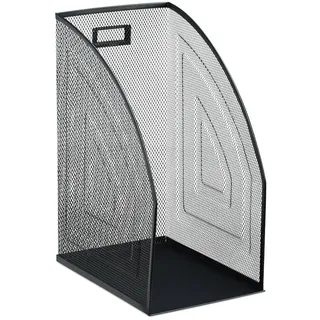 Relaxdays Stehsammler Metall, Schwarz