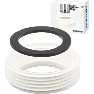 tecuro Reduzierstück für Siphon-Ablauf 1 1/4 IG x 1 1/2 AG, inkl. Dichtung