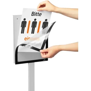 Durable Info Stand Basic Prospektständer A4 1 St. Anthrazit