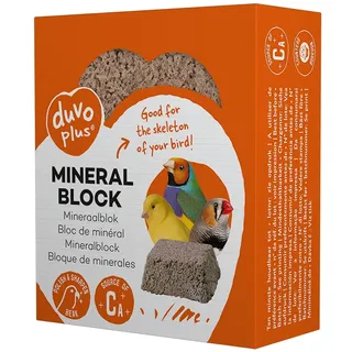 80g Mineralblock für Käfig & Volierenvögel - Wellensittiche, Finken, Kanarienvögel