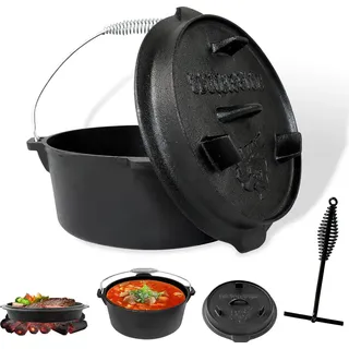 CCLIFE Dutch Oven 9 l Gusseisen