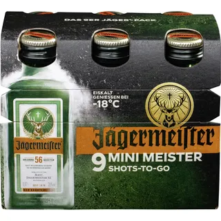 Jägermeister 9 x 0,02l