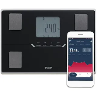 Tanita BC-401 Körperanalysewaage Bluetooth Schwarz