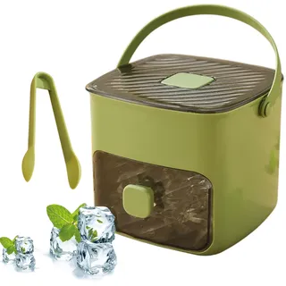 Eiswürfelmaschine Mit Presstyp, Cube Ice Maker, Eiswürfelform, Eiswürfelbox Mit Schublade Und Aufbewahrungsbehälter, Eiswürfelmaschine Klein, Wiederverwendbares Doppelschicht, Eiswürfel Maschine