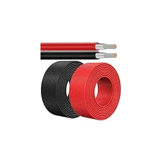 NAUC Solar Verlängerungskabel für Solarpanel - Solarleitung Solarkabel für Solarmodule - Photovoltaik-Kabel - Kabel 4 mm2 - 5-100 Meter - TÜV, Farben:Rot, Länge Kabel:50 Meter