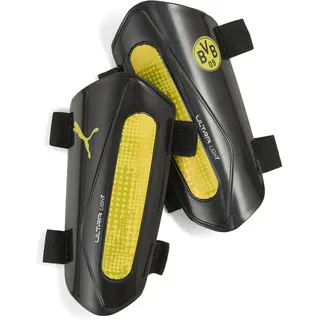 Puma Borussia Dortmund ESS Ultra Light Strap Schienbeinschoner, schwarz - L