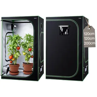 Vevor Growzelt 120 x 120 x 200 cm Grün/Schwarz