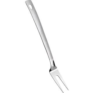 Metaltex Dana Serie Fleischgabel 31cm aus solidem Edelstahl, robuste Grillgabel, Silber