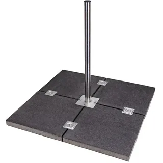 DUR-line Stabilo 4PL Edelstahl - Universal Plattenständer