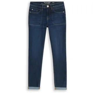 Tom Tailor Damen TTMAYA TAPERED Jeans, blau, Uni, Gr. 28/30
