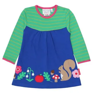 Toby Tiger Kleid mit Wald Applikationen in blau | Gr.: 104