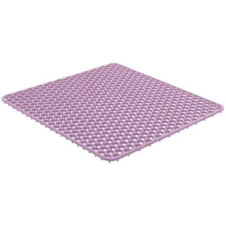 Alnemy Spülbeckeneinlage Silikon Spülbeckenmatte Spülmatte Abtropfmatte Spülbeckenschutz Sink Mat Spülbecken Schutzmatte zum Abstellen Trocken von Besteck (Lila)