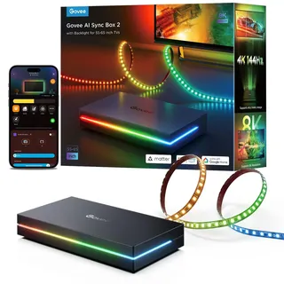 Govee HDMI 2.1 Sync Box AI Kit 2, inkl. TV Hintergrundbeleuchtung