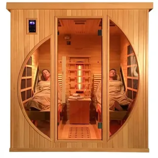 Hecht Infrarotsauna Fantasy 180x180x190 cm mit 12 Heizstrahlern