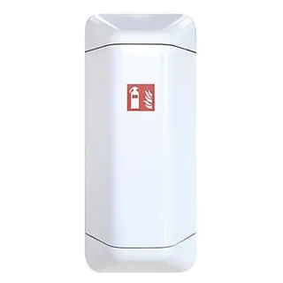 Eichner Feuerlöscherschrank 9127-01107, Aufputz, für Feuerlöscher bis 6 kg, weiß