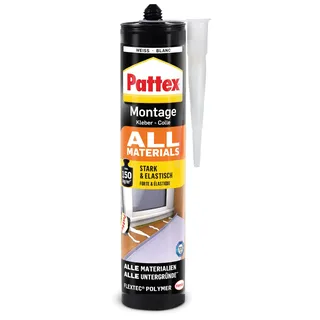 Pattex Montagekleber All Materials 450 g Kartusche, weiß