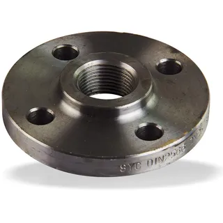 Stabilo-Sanitaer Gewindeflansch 1' 115x16mm DN25 schwarz Schweissfitting Rohrflansch Flansch