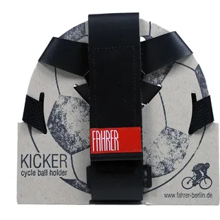 Fahrer Ballhalter Kicker Zum Anbringen am Fahrra schwarz